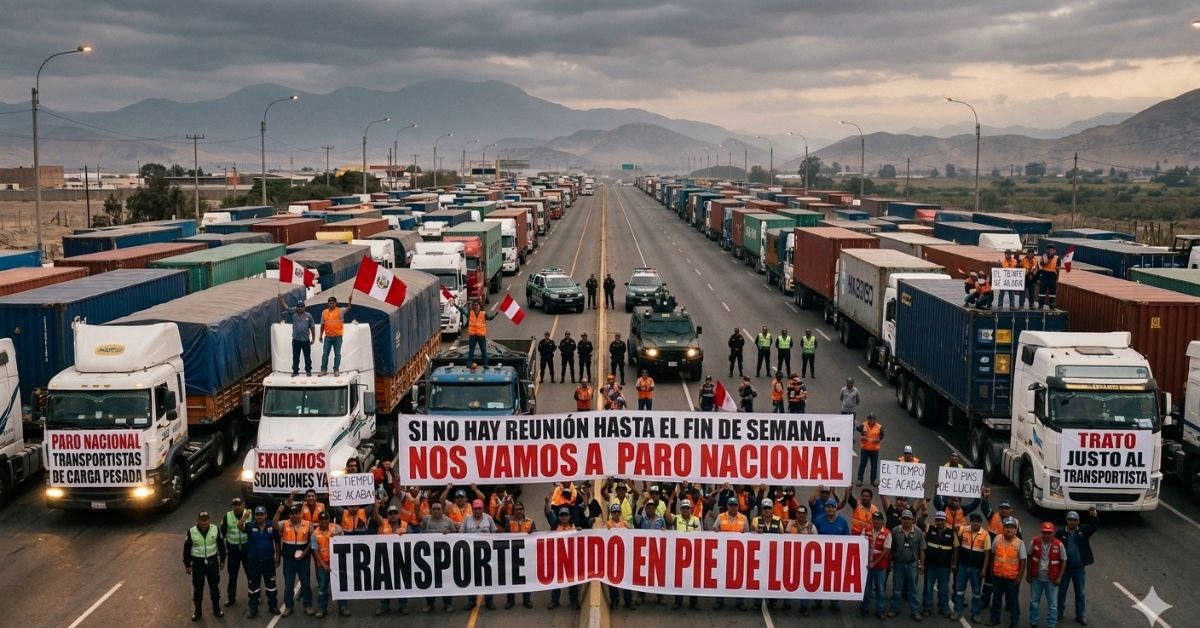 Transportistas de carga pesada advierten: "Si no hay reunión hasta el fin de semana nos vamos a paro nacional"