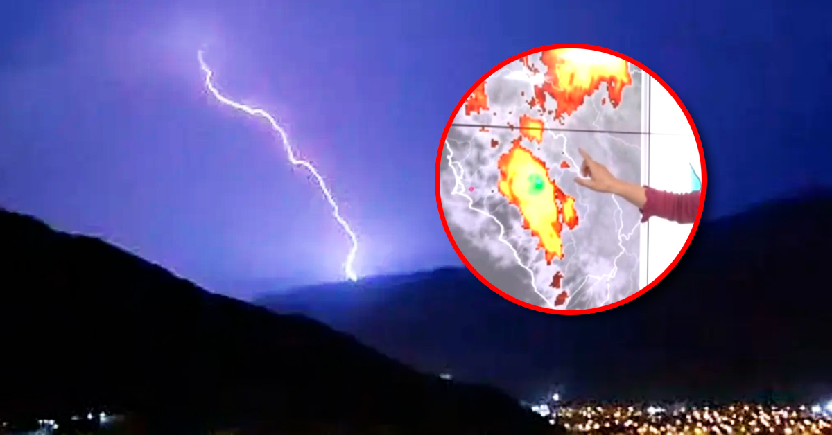 Tormenta eléctrica en Chosica: SENAMHI advierte que rayos y truenos podrían volver a verse en los próximos días