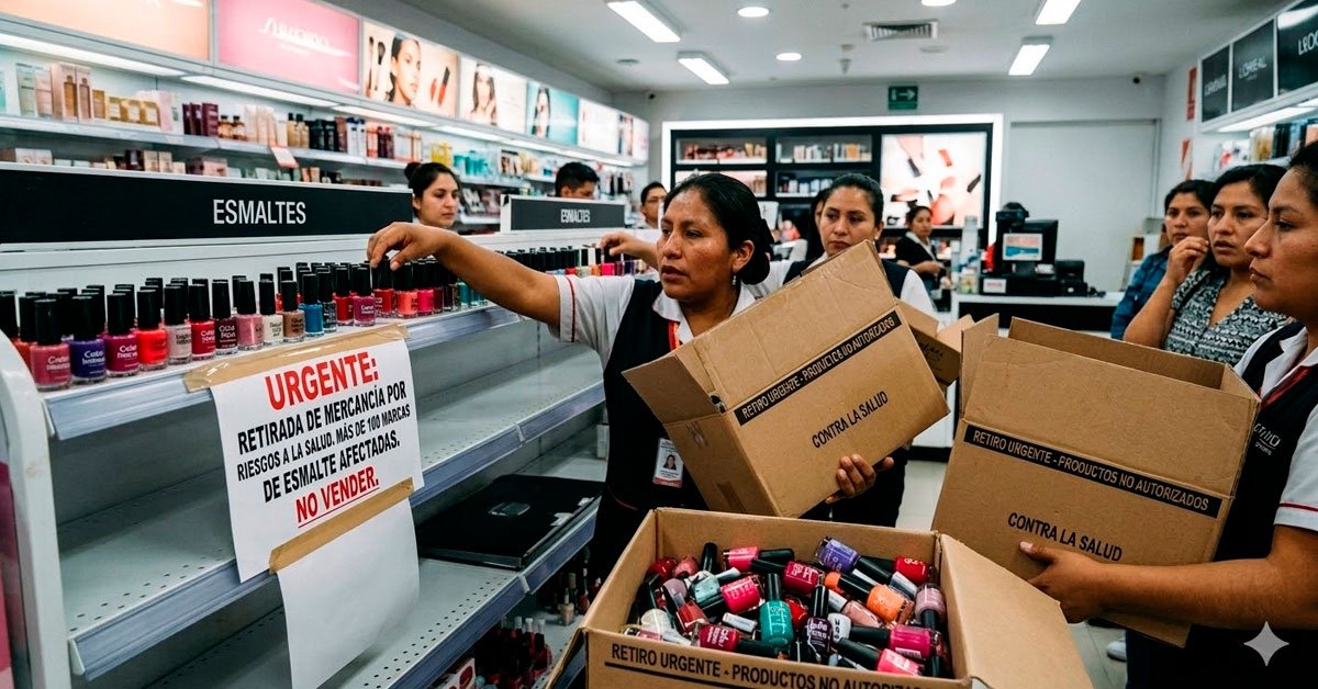 Ordenan retirar URGENTE más de 100 marcas de esmalte de uña por posibles riesgos a la salud
