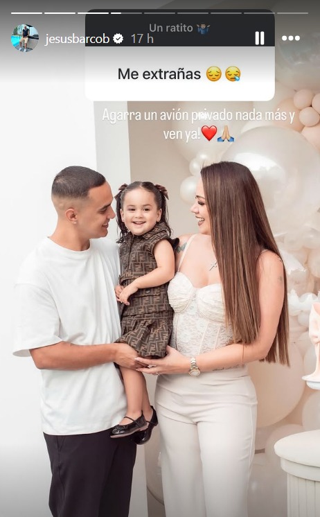 Jes�s Barco desea que Melissa Klug regrese a Per�