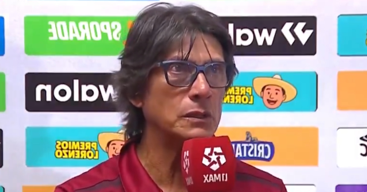 Ángel Comizzo estuvo al borde de las lágrimas en su último partido con Atlético Grau ante FC Cajamarca