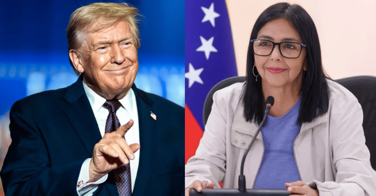 Donald Trump reconoce ofcicialmente el Gobierno interino de Delcy Rodríguez en Venezuela