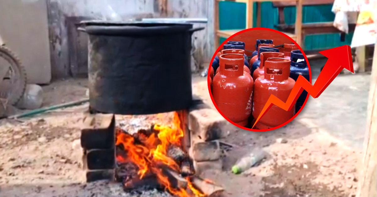 Ollas comunes vuelven a cocinar con leña ante el aumento del costo del balón de gas