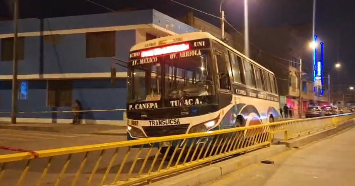 SMP: balean a chofer de bus de empresa Translicsa en ataque armado cuando llevaba pasajeros a bordo