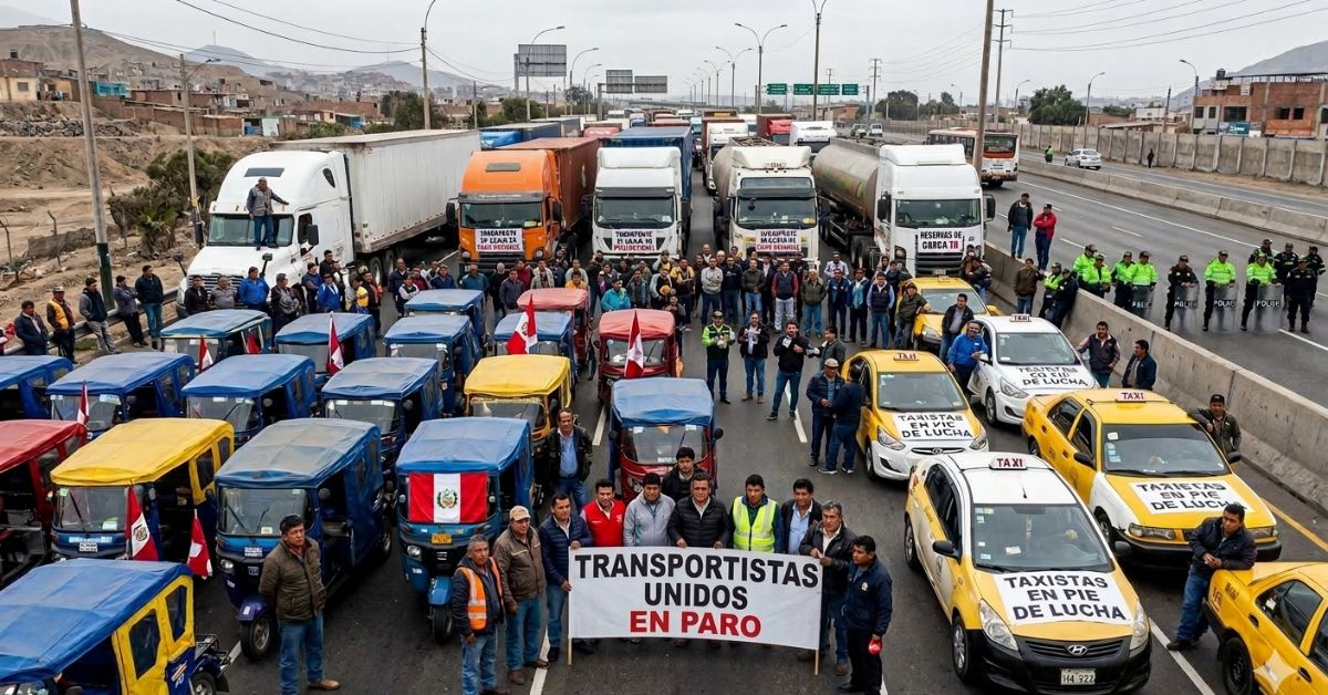 Paro Nacional del 12 de marzo: Taxistas y mototaxistas se suman a la protesta por alza de combustibles