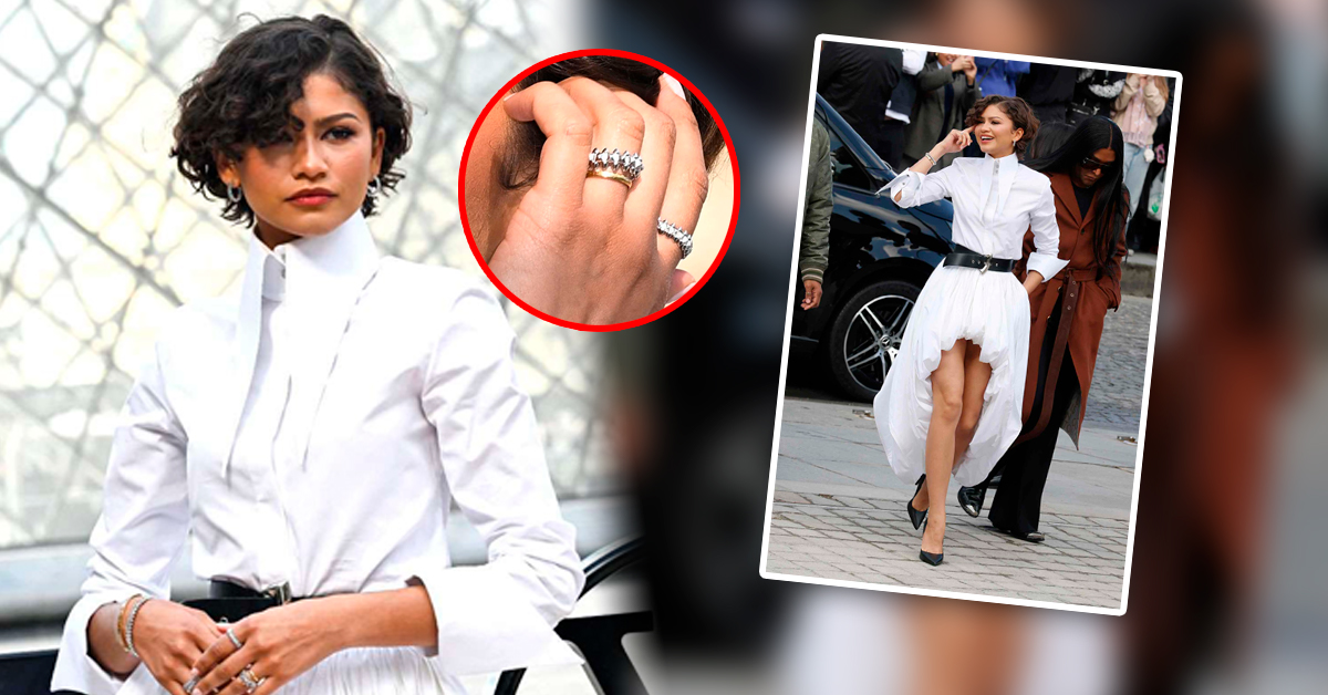 Zendaya reaparece con vestido que hizo guiño a rumores de su boda secreta con Tom Holland