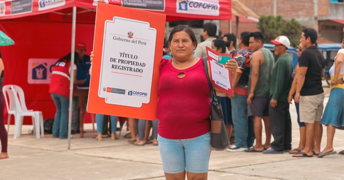 Cofopri empadronar� a m�s de 900 familias entre Lima e Ica.