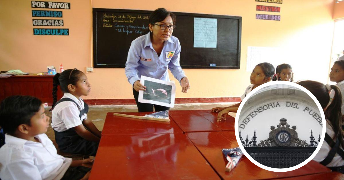 Defensoría pide que retorno a clases presenciales se concrete en el más breve plazo: Minedu debe sustentar sus medidas