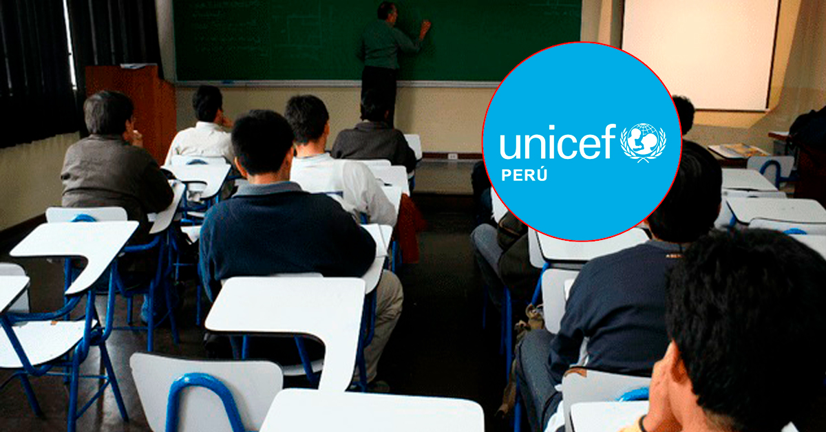 UNICEF saluda decisión del Gobierno de retirar la educación virtual y priorizar el retorno presencial a clases