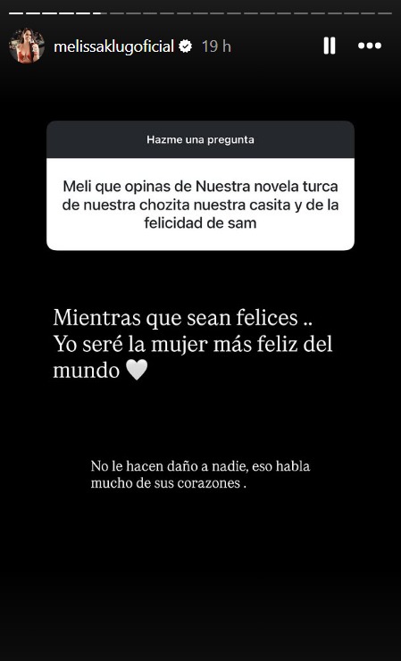 Melissa Klug apoya los coqueteos de Samahara y Youna