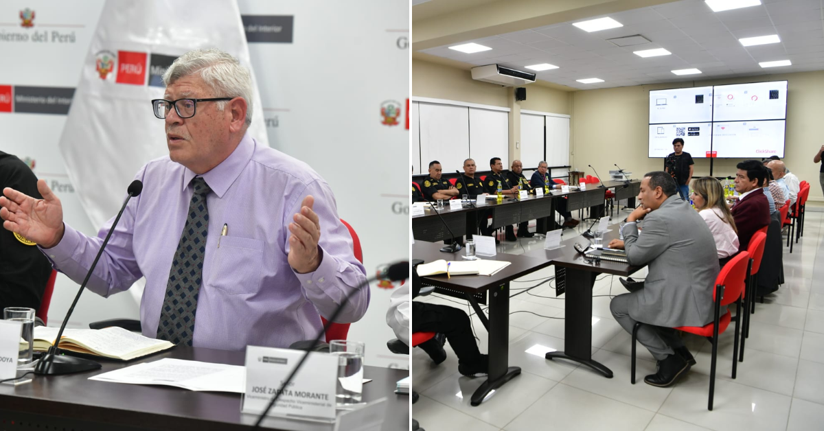 Ministro del Interior se reunió con transportistas: Ratifica "compromiso" para viabilizar medidas contra criminalidad