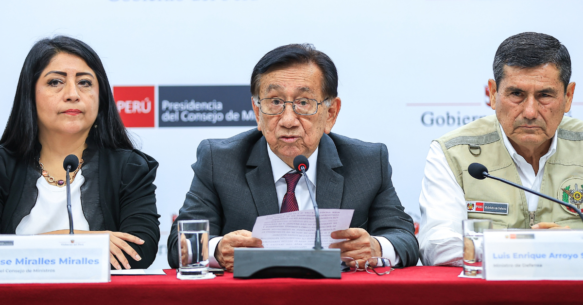 Presidente Balcázar sobre voto de confianza: "Tendrán que evaluar los hechos que estamos haciendo"