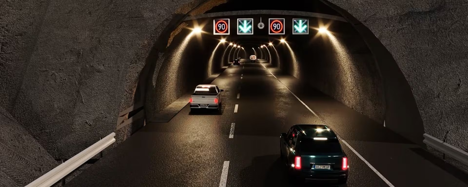 Así sería el Túnel Pariachi de la Nueva Carretera Central.