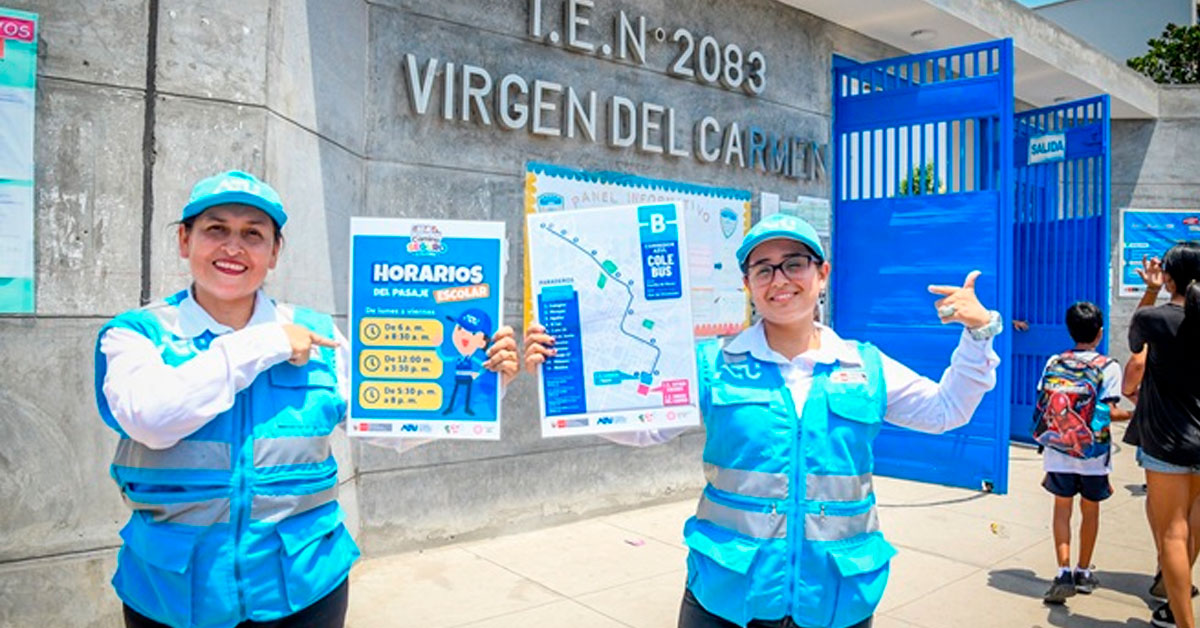 ATU: ¡Atención! Servicio especial 'Cole Bus' vuelve el 16 de marzo en el Rímac