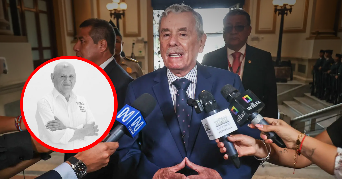 Napoleón Becerra: Presidente del Congreso lamenta fallecimiento del candidato presidencial
