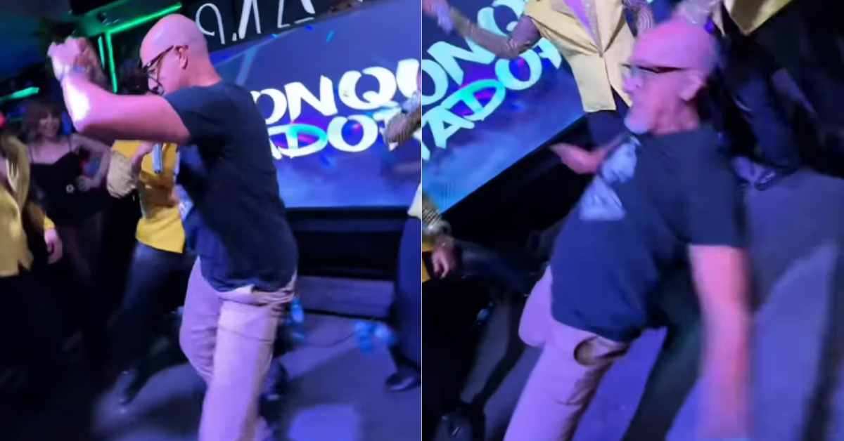 ¡Está desatado! Carlos Alcántara sorprende con sus "pasos prohibidos" al ritmo de salsa en discoteca