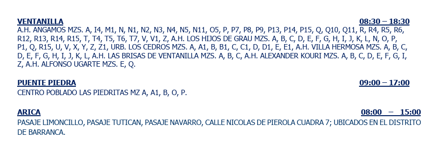 Corte de luz el 17 de marzo.