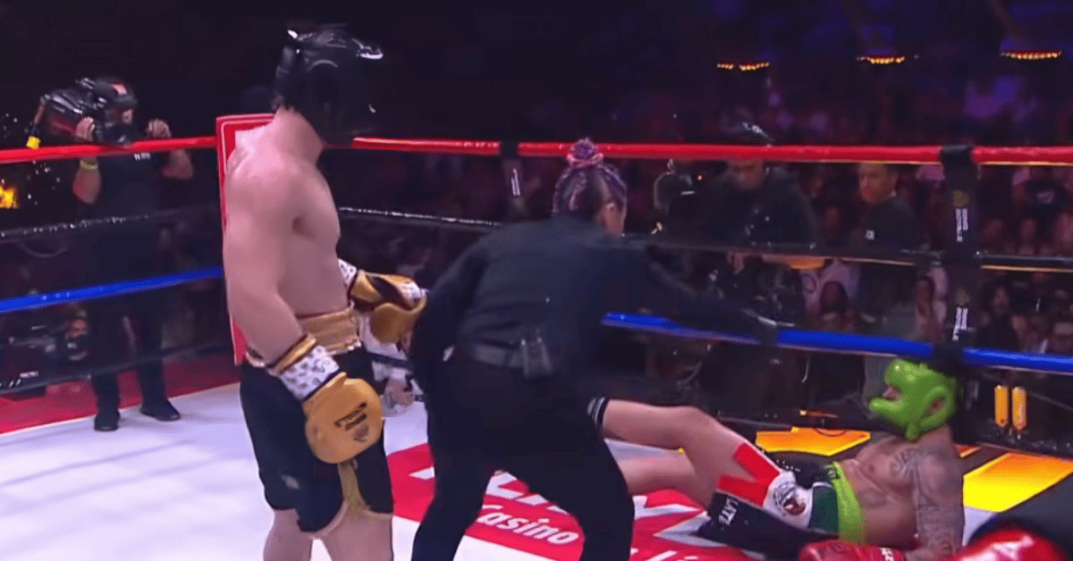 Nicola Porcella terminó 'NOQUEADO' durante evento de boxeo Ring Royale en México