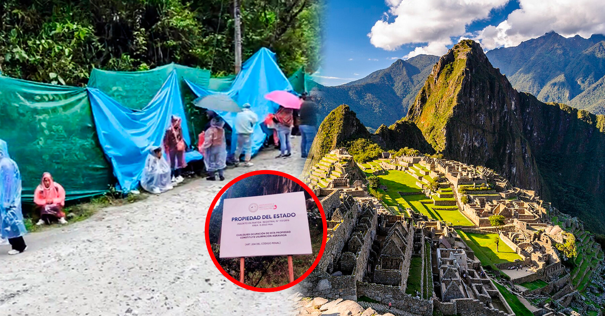 Presunta invasión en Machu Picchu: Ocupantes colocan enrejado y reclaman "derecho a vivienda" en zona patrimonial