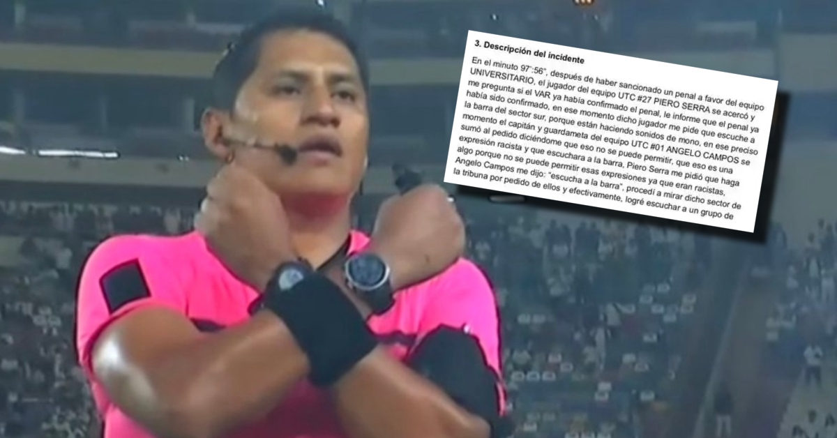 Michael Espinoza confirma actos racistas de hinchas de Universitario en el Monumental: "Pude escucharlo yo mismo"