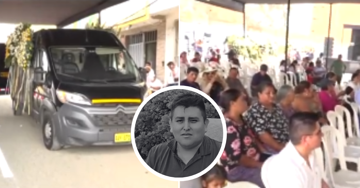 Familia y amigos dan último adiós a promotor Jhon Leyva: "No es justo que vivamos entre tanta inseguridad"