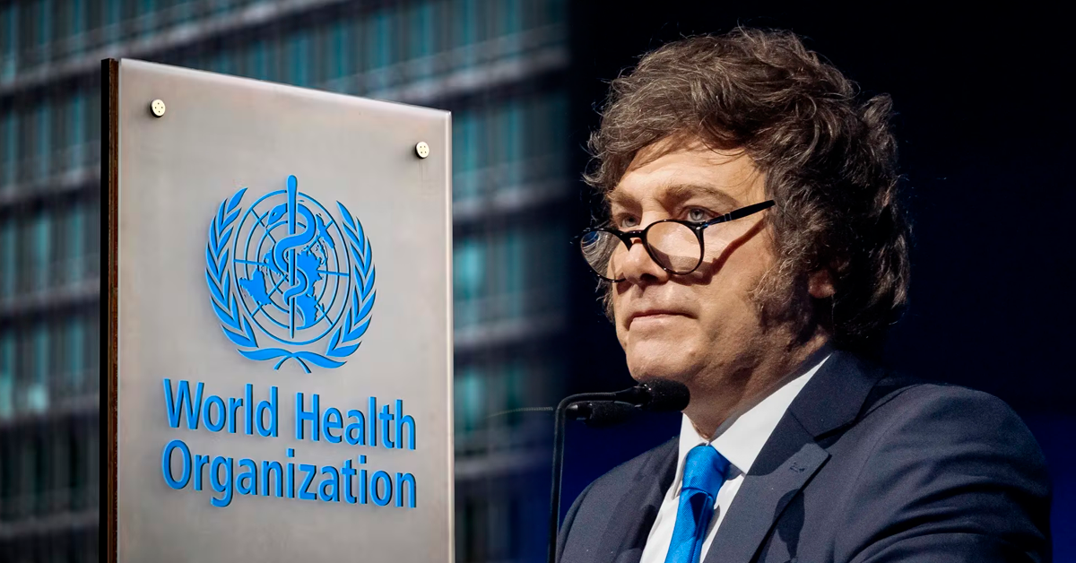 Javier Milei retira a Argentina de la Organización Mundial de la Salud tras un año desde su decisión