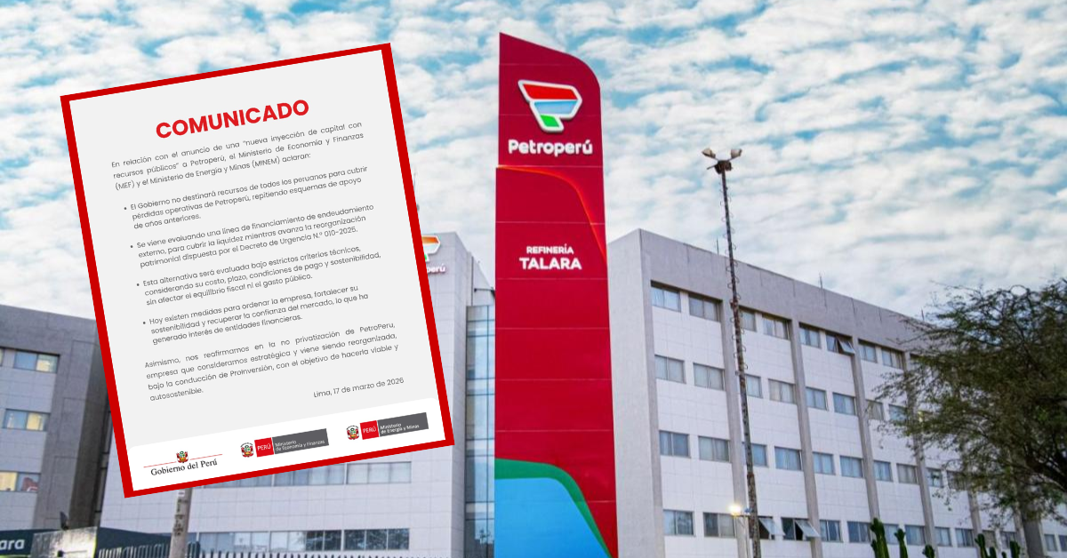 MEF y MINEM aclaran financiamiento a Petroperú: "Gobierno no destinará recursos de todos los peruanos"
