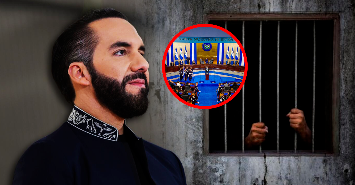 El Salvador instaura la cadena perpetua: Congreso aprobó reforma impulsada por Nayib Bukele