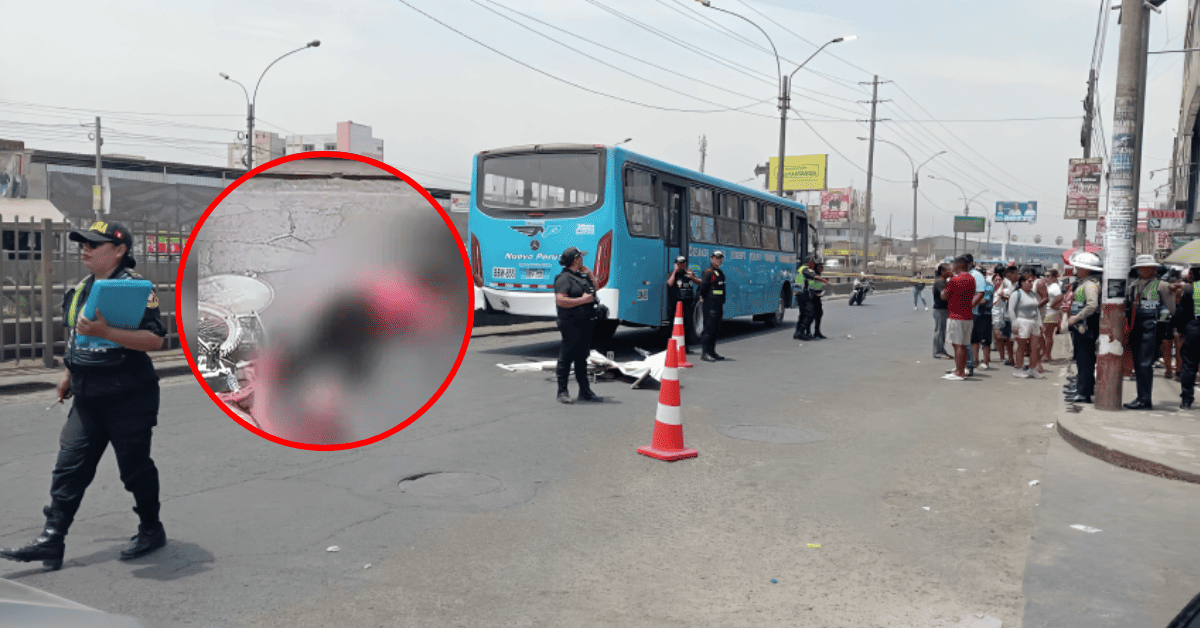 Tragedia en Puente Piedra: Madre de familia ciclista falleció tras ser atropellada por bus de transporte público