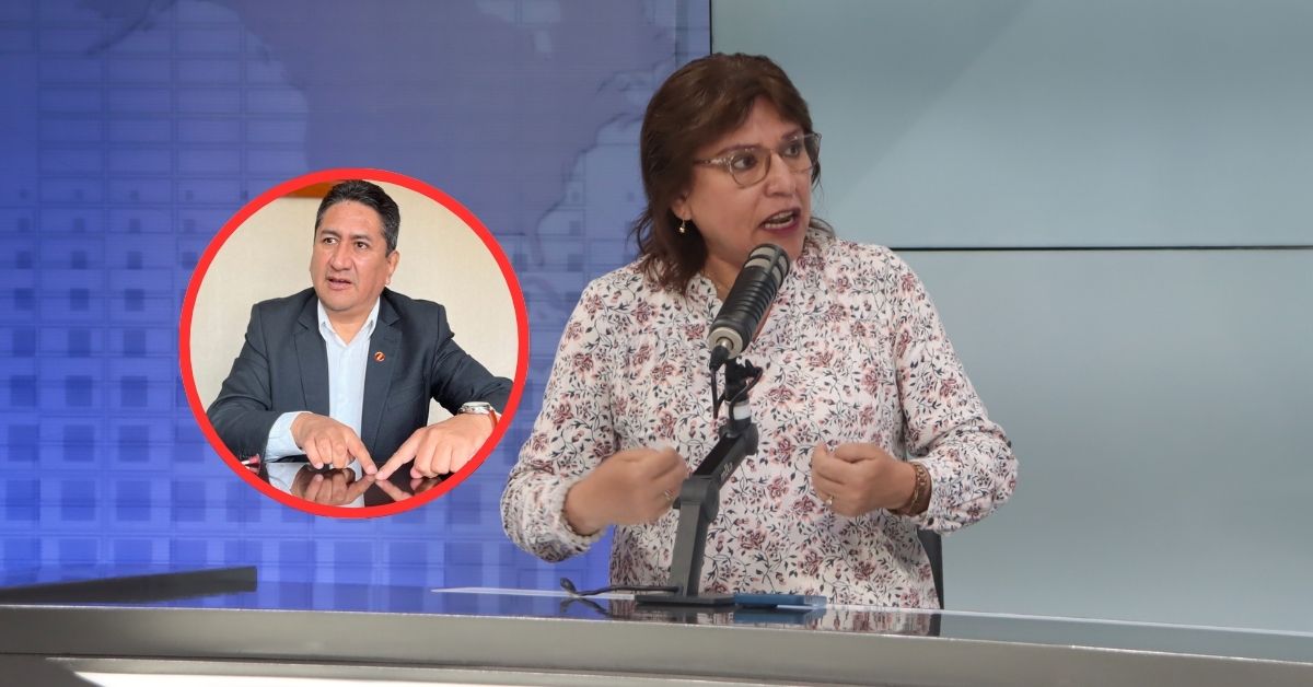 Delia Espinoza sobre demanda de Vladimir Cerrón: "No tiene que saltarse la valla para irse de frente al TC"