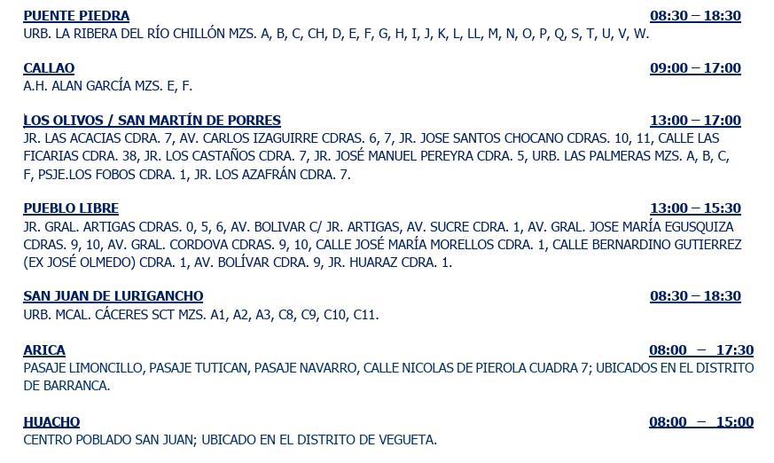 Corte de luz el 19 de marzo.