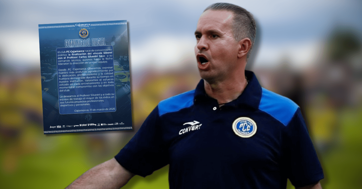 FC Cajamarca se quedó sin entrenador: Club finalizó vínculo laboral con Carlos Silvestri