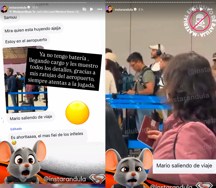 Mario Irivarren se va de viaje tras terminar con Onelia Molina.