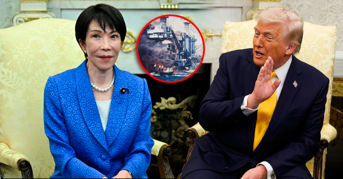 Trump hace broma histórica incómoda sobre ataque sorpresa contra Irán frente a la primera ministra de Japón