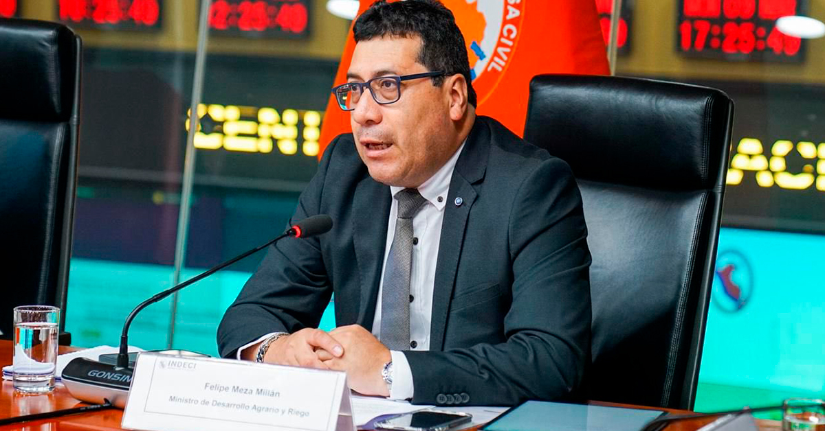 Gobierno autoriza viaje a España de Felipe Meza Millán: Estas son las razones de la salida del titular del Midagri