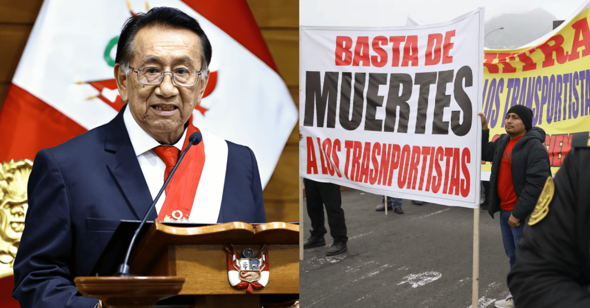 Presidente José Balcázar evalúa otorgar un seguro para transportistas víctimas de criminalidad