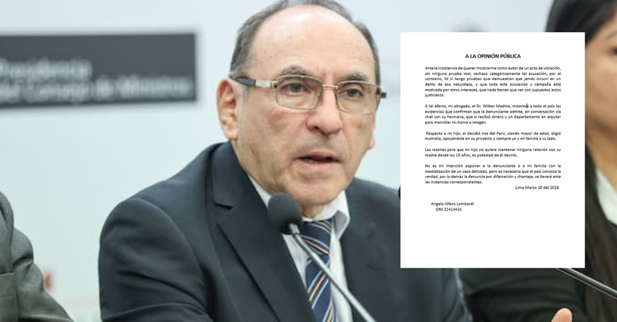 Ministro Ángelo Alfaro rechaza denuncia por abuso sexual: "Jamás incurrí en un delito de esa naturaleza"