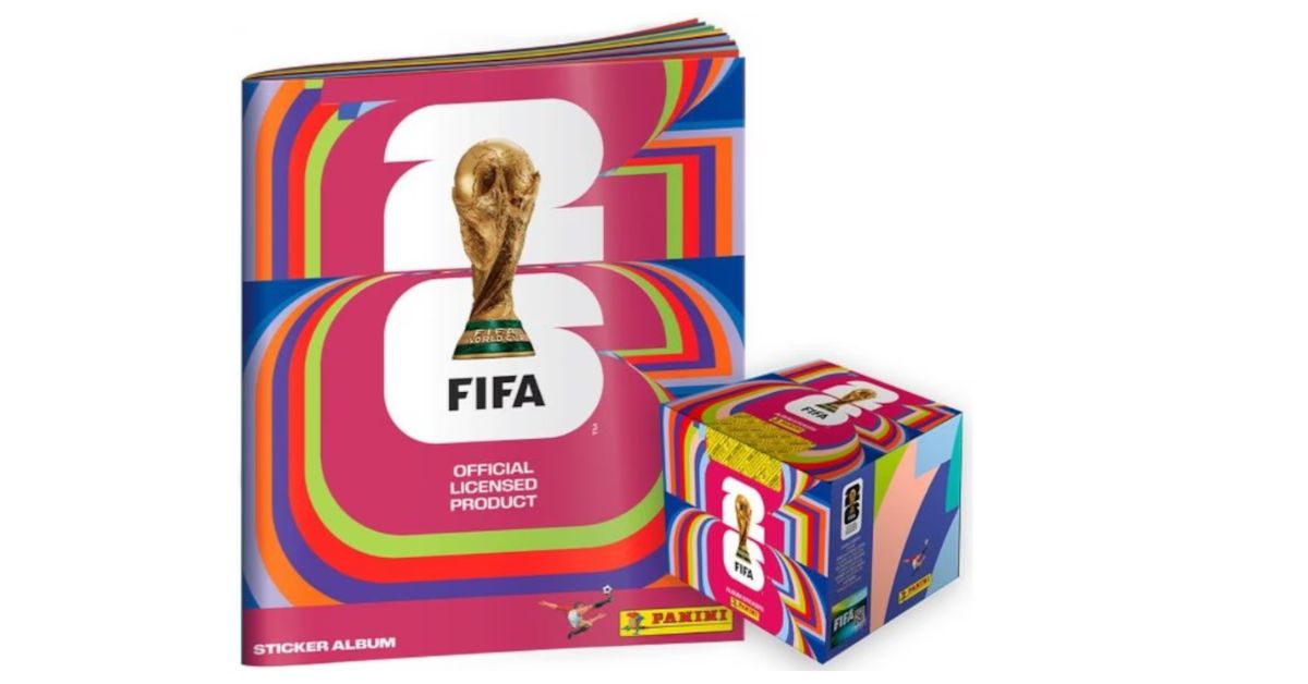 �lbum Oficial de la Copa Mundial FIFA 2026 (Imagen referencial - no es arte final)