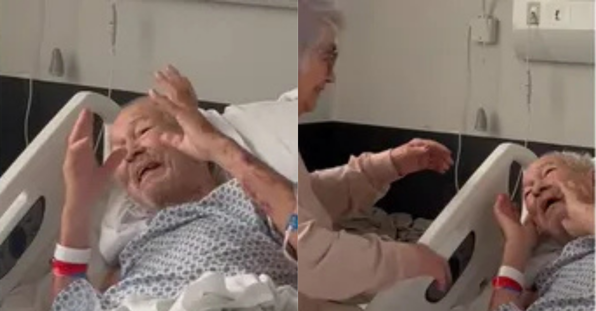 ¡Amor eterno! Adulto mayor esperó a su esposa para despedirse y murió en sus brazos en emotivo momento