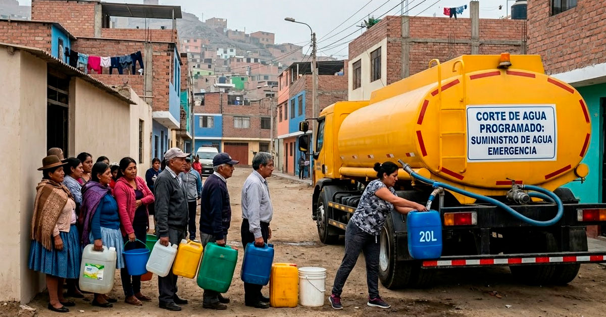 Corte de AGUA del 22 al 23 de marzo: ¿Qué distritos se verán afectados, según Sedapal?