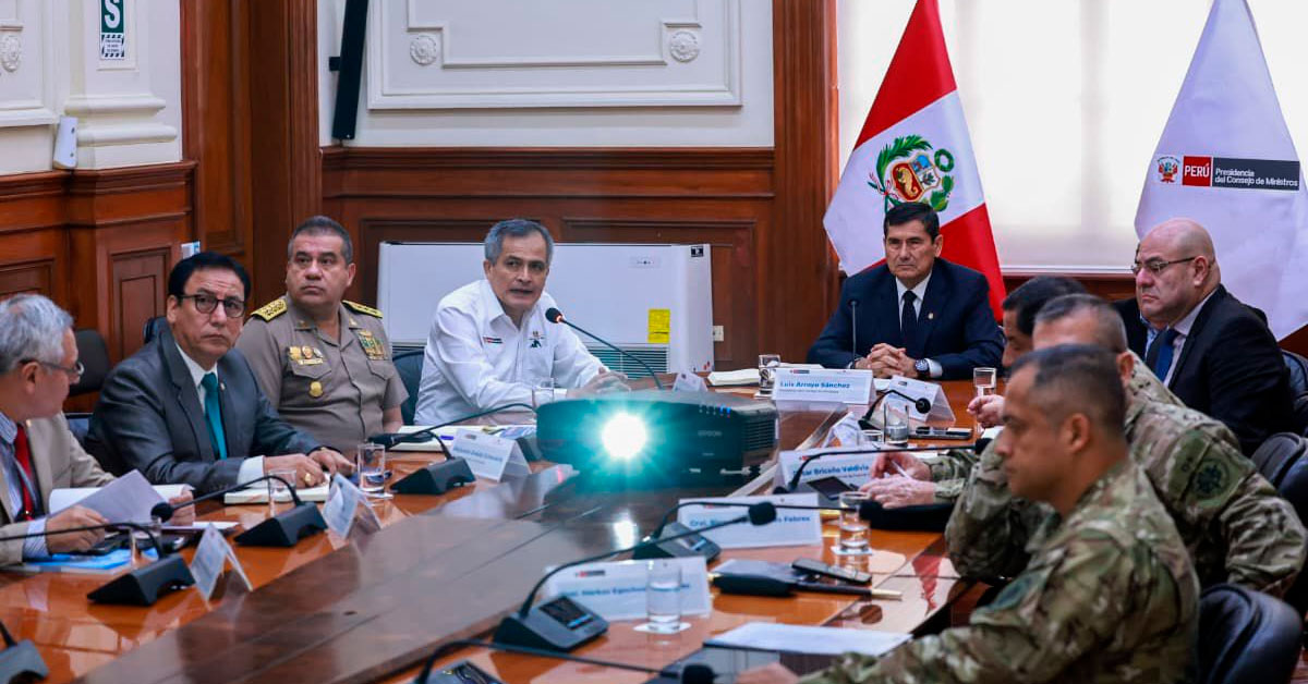 Premier Luis Arroyo lideró reunión para articular medidas en la lucha contra la criminalidad