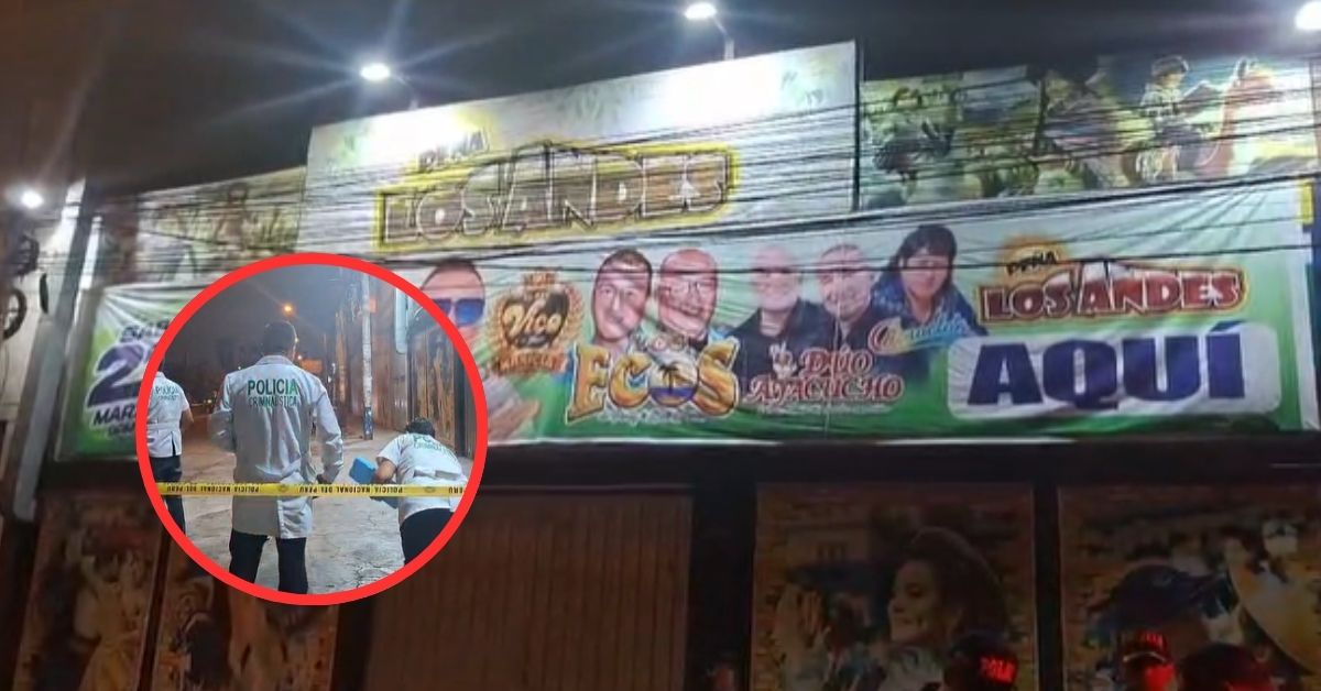 Terror en Independencia: Balacera en peña deja un fallecido y dos personas heridas