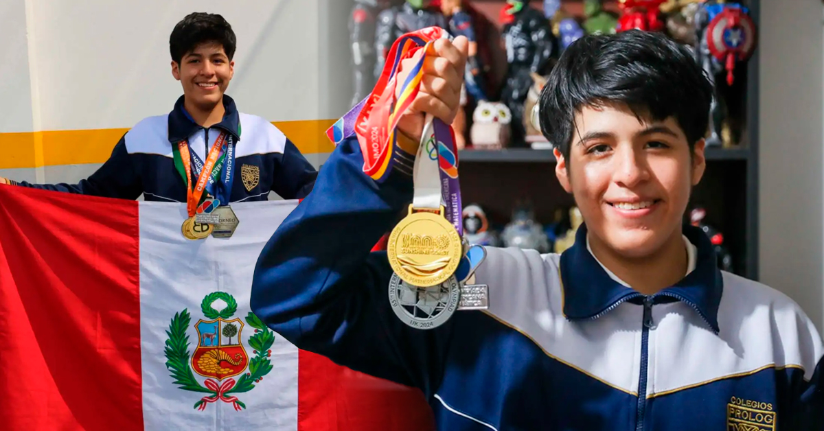 Joven de Villa El Salvador consigue el oro mundial en matemáticas y una beca completa en prestigiosa universidad