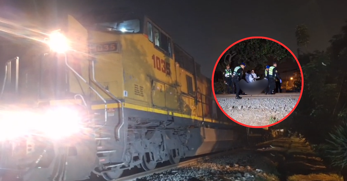 El Agustino: Tren arrolla y mata a hombre que habría estado durmiendo en las vías