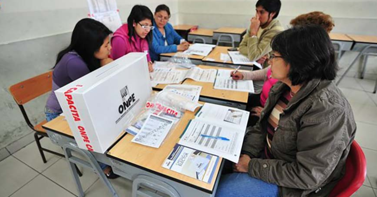 ¿Eres miembro de mesa? Conoce AQUÍ cómo registrarte para cobrar los S/165