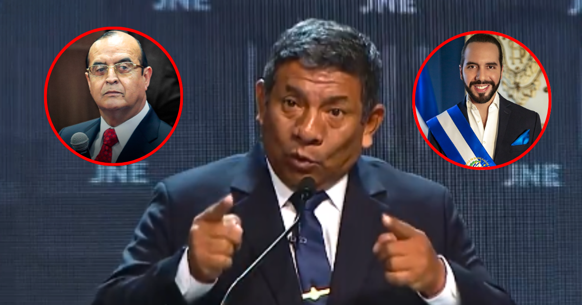 Walter Chirinos afirmó que Vladimiro Montesinos y exministro de Bukele trabajaron en su plan de gobierno
