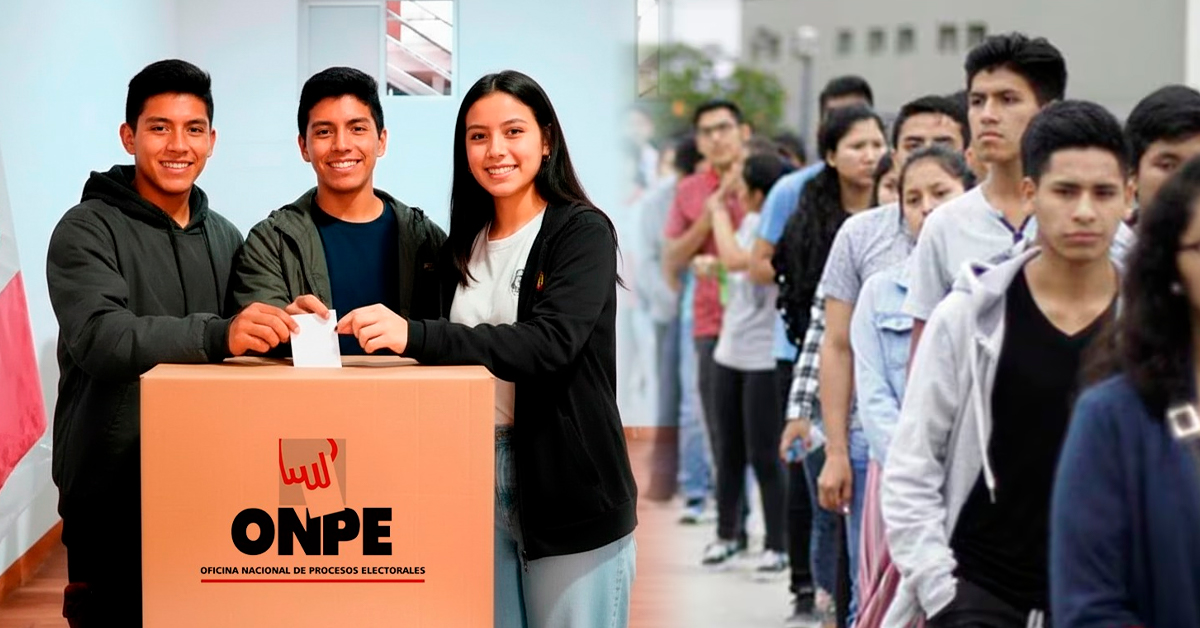 Más de 2,5 millones de peruanos votarán por primera vez en las Elecciones Generales 2026