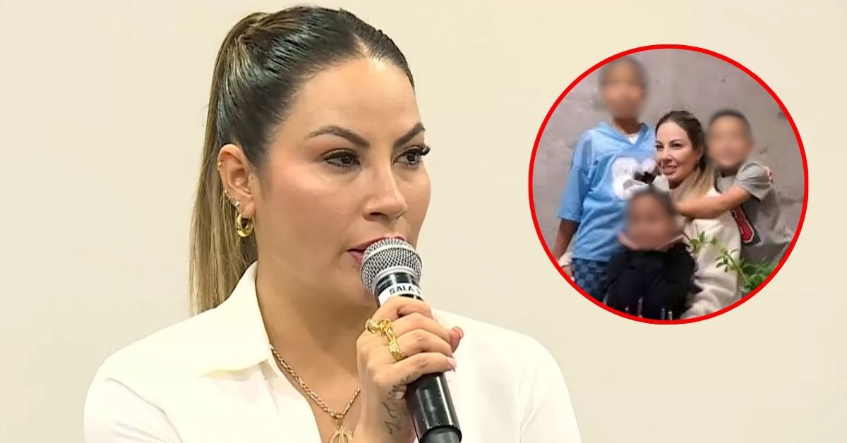 Pamela López confiesa que NO PUDO MATRICULAR a sus hijos en el colegio por DEUDA de S/60.000