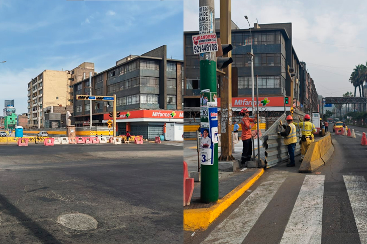 La ATU retir� el cerco que rodeaba parte de la Plaza Manco C�pac que conecta a La Victoria con el Centro de Lima.