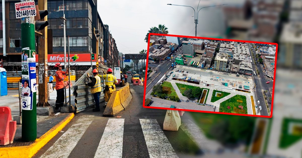 La Victoria: Reabren tramo de la Av. 28 de Julio con Manco Cápac por obras de la Línea 2